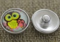31853 Nap z kaboszonem z obrazkiem sowa z dzieckiem 18mm