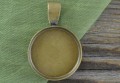 10179 Klasyczna baza medalionu w kolorze brązu na kaboszon 18mm