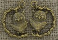  [10798] Zawieszka obrotowa sowa kolor brąz