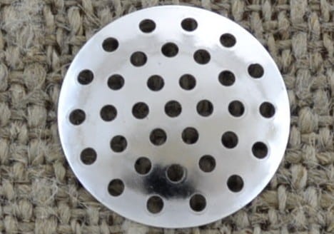 312137 Element ozdobny sitko w kolorze srebra