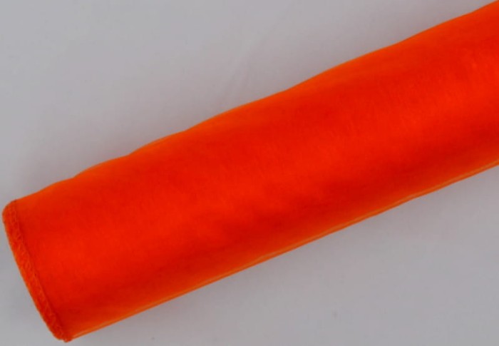 [840032] Organza obszyta na rolce 40cm 9m TRUE ORANGE