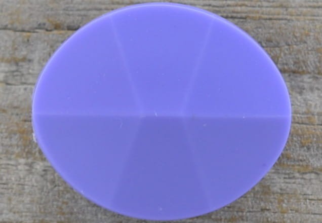 702500 Koralik akrylowy podłużny 28*24mm fioletowy 