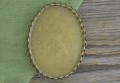 10133 Ozdobna baza medalionu w kolorze brązu na kaboszon 40*30mm