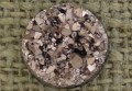  [046310] Kaboszon brokatowy druzy kakaowy 12mm