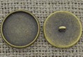 [11904] Baza guzika na kaboszon 16mm w kolorze brązu