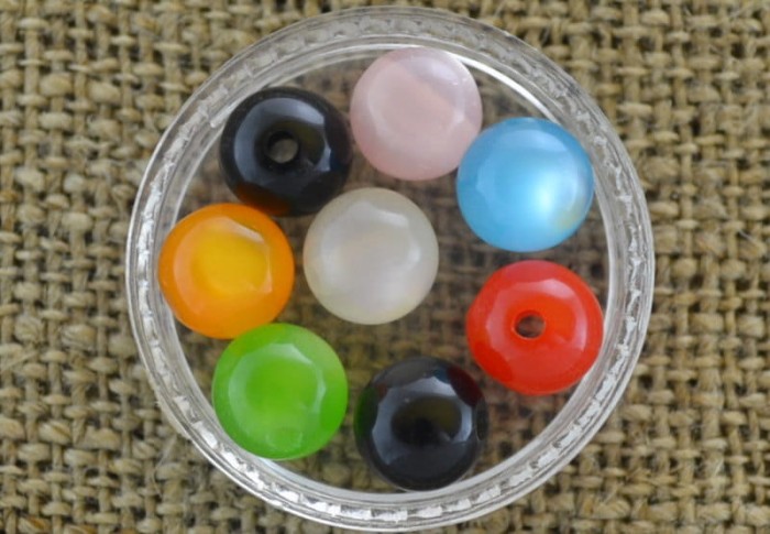 7020509 Koralik z żywicy bayberry 8mm mix kolorów 20szt