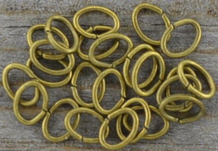 101005 Ogniwko otwarte owalne 5*4mm w kolorze brązu 50szt 