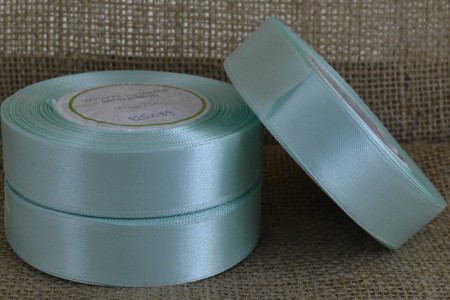 [825089] Wstążka satynowa 25mm 32mb miętowa