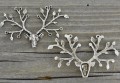 ś07103 Zawieszka głowy renifera 59*35mm w kolorze starego srebra