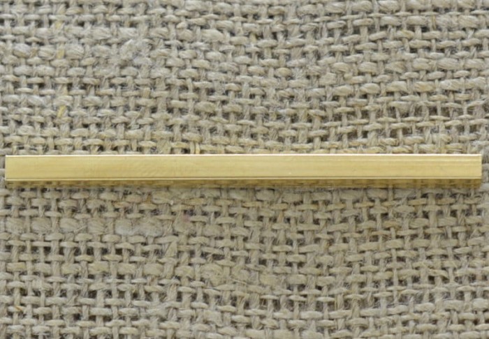 [27149] Rurka ozdobna w kolorze złotym 50mm