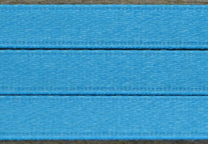 006696 Wstążka satynowa 6mm turkusowa 5m