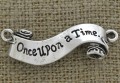 [312242] Łącznik "Once UPon a Time" kolor srebrny