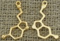 [207149] Zawieszka mała związek chemiczny w kolorze złotym 