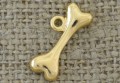 [207165] Zawieszka mała kość kolor złoty