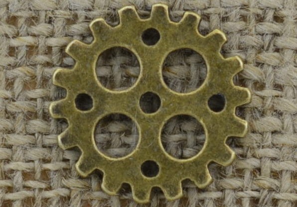 [112122] Element ozdobny steampunk tryb w kolorze brązu 15mm