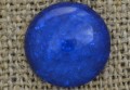  046225 Kaboszon z żywicy crackle 20mm niebieski 2szt