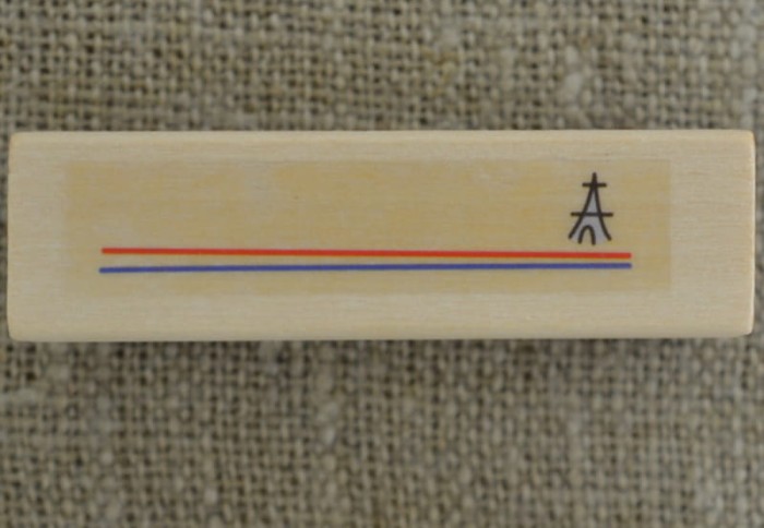  73539 Stempelek prostokątny 70*20mm wieża