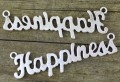 {31223} Element ozdobny łącznik "Happiness" 54mm