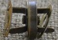 k0403 Magnetyczne zapięcie do torebki w kolorze brązowym 14mm