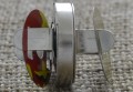 k0401 Magnetyczne zapięcie do torebki w kolorze srebrnym 18mm