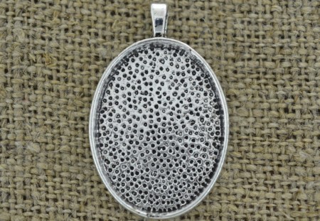 [50105] Baza medalionu srebrna kaboszon 30*22mm