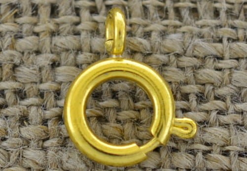 21517 Zapięcie federing klasyczny w kolorze złotym 8mm