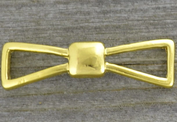 21228 Element ozdoby łącznik kokarda w kolorze różowego złota