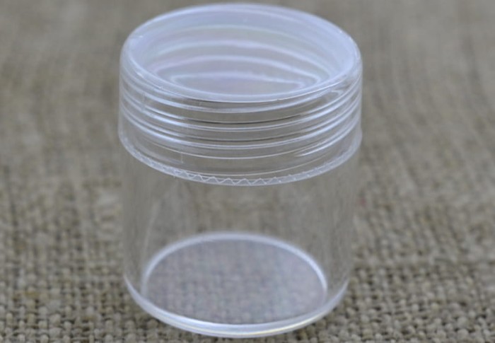  60420 Pojemnik plastikowy pojedynczy okrągły 28*25mm