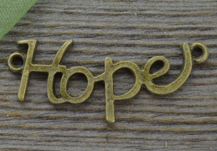 11263 Element ozdobny łącznik HOPE w kolorze brązu