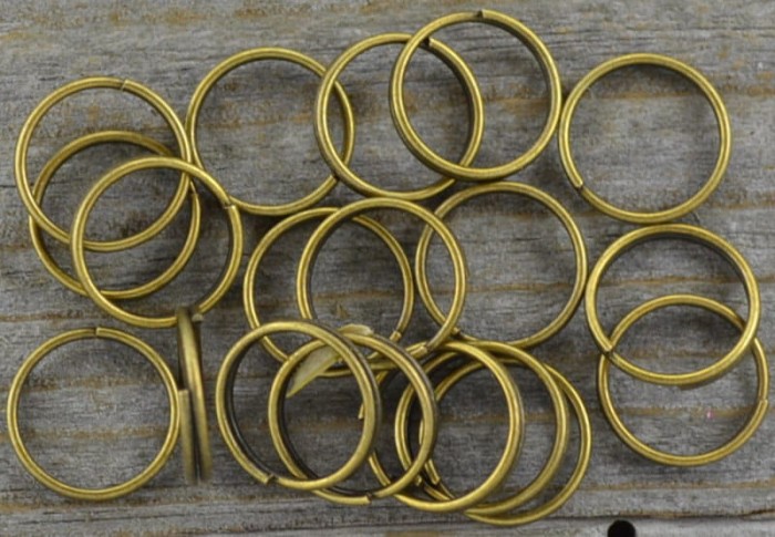 101008 Ogniwka sprężynki okrągłe 10mm w kolorze brązu 50szt