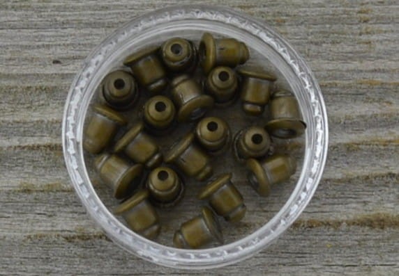 10466 Baranki do kolczyków w kolorze brązu 20 szt