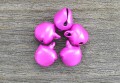 00705 Zawieszka mała dzwoneczek w kolorze różowym 20szt