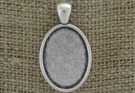 [301138] Baza medalionu na kaboszon 25*18mm