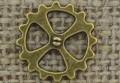  [112132] Element ozdobny steampunk tryb w kolorze brązu 14mm