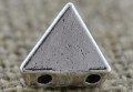 312145 Element ozdobny przekładka piramida w kolorze srebrnym