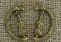  [107260] Zawieszka obrotowa skrzypce kolor brąz