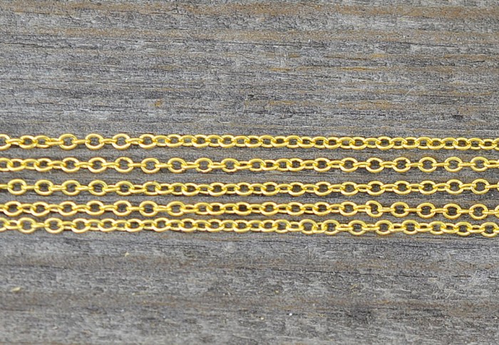 21106 Łańcuszek anchor 2*1,5mm w kolorze złota