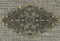 {11245} Element ozdobny filigranowy w kolorze brązu 55*32mm