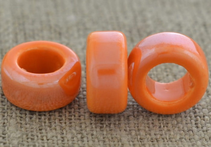  [760522] Koralik modułowy 20mm pomarańczowy