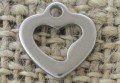 [307382] Zawieszka ze stali nierdzewnej serce 10*9mm