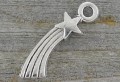 ś0797 Zawieszka Gwiazda Betlejemska 20*5mm w kolorze starego srebra 4szt