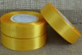 [825080] Wstążka satynowa 25mm 32mb ciemnożółta