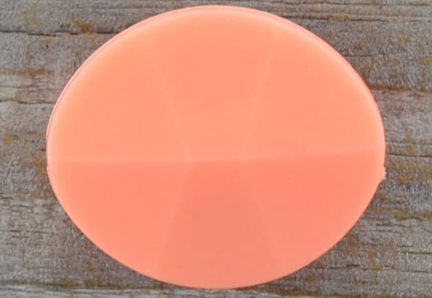 702499 Koralik akrylowy podłużny 28*24mm morelowy 