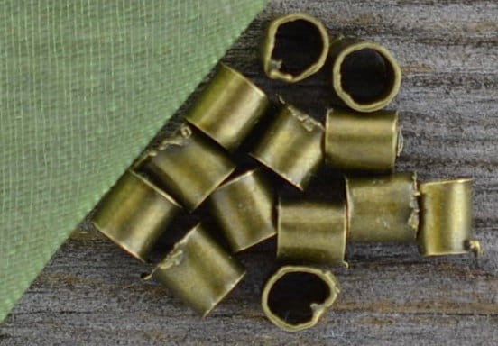 17148 Rurka zaciskowa w kolorze brązu 2mm 100szt