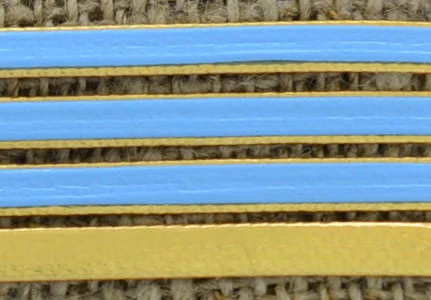 73795 Rzemień syntetyczny płaski 4*1mm niebieski