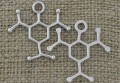 Zawieszka mała związek chemiczny kolor srebra