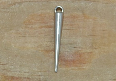 [30783] Zawieszka kolec w kolorze srebra 2szt