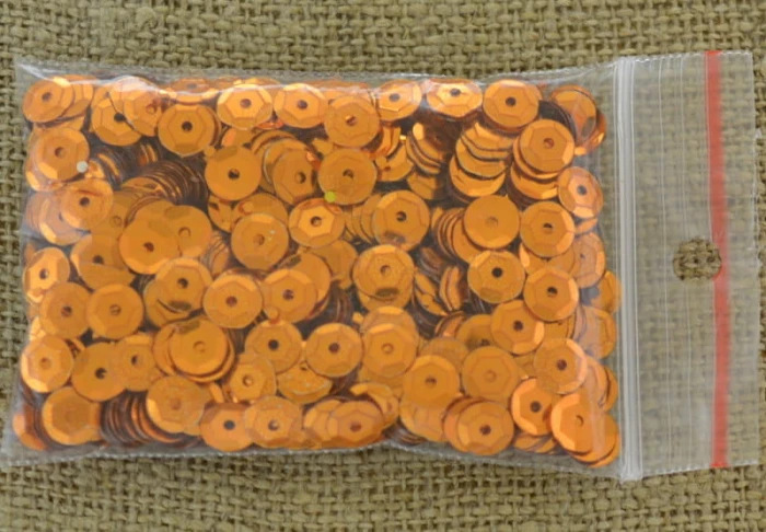  [55532] Cekiny łamane miedziane 6mm 12 gram