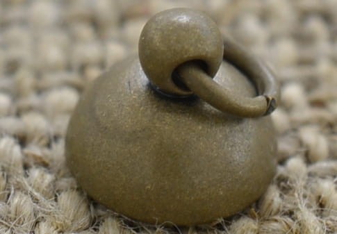 171136 Krawatka z kółeczkiem do wklejania w kolorze brązu