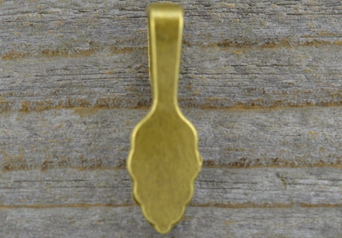 17125 Krawatka klasyczna do naklejania 26mm w kolorze brązu 